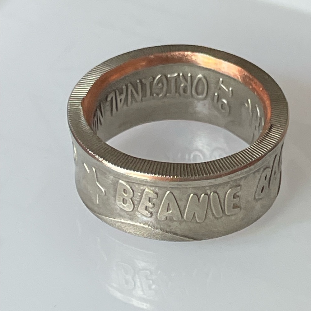 Rare Handmade Official Beanie Baby Coin Ring